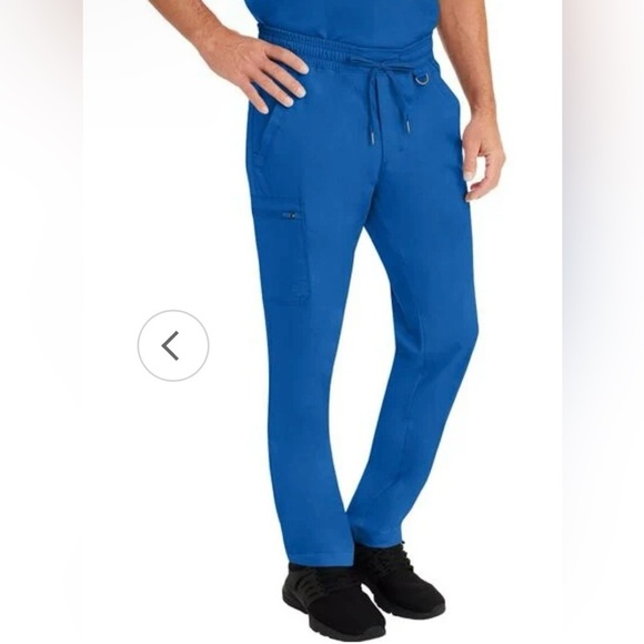 Healing Hands Purple Label•Men's Scrub Set,Solid Top + Utility Cargo Pant,Sz XL - Picture 4 of 17